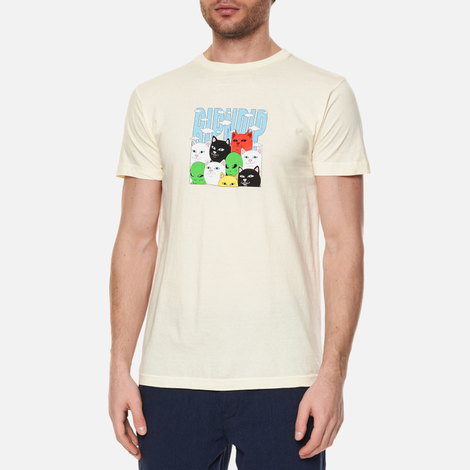 Мужская футболка Ripndip, цвет бежевый, размер XL RND8073 Bunched Up - фото 3