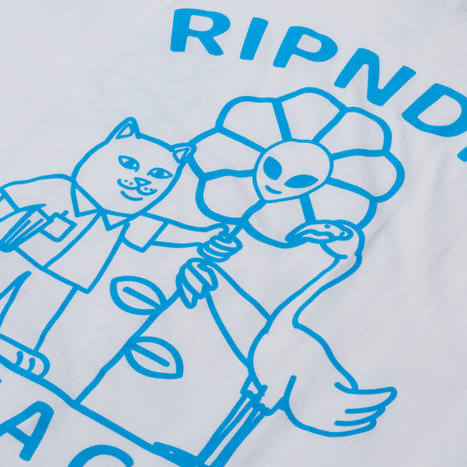 Мужская футболка Ripndip, цвет белый, размер S RND8080 Get A Grip - фото 3