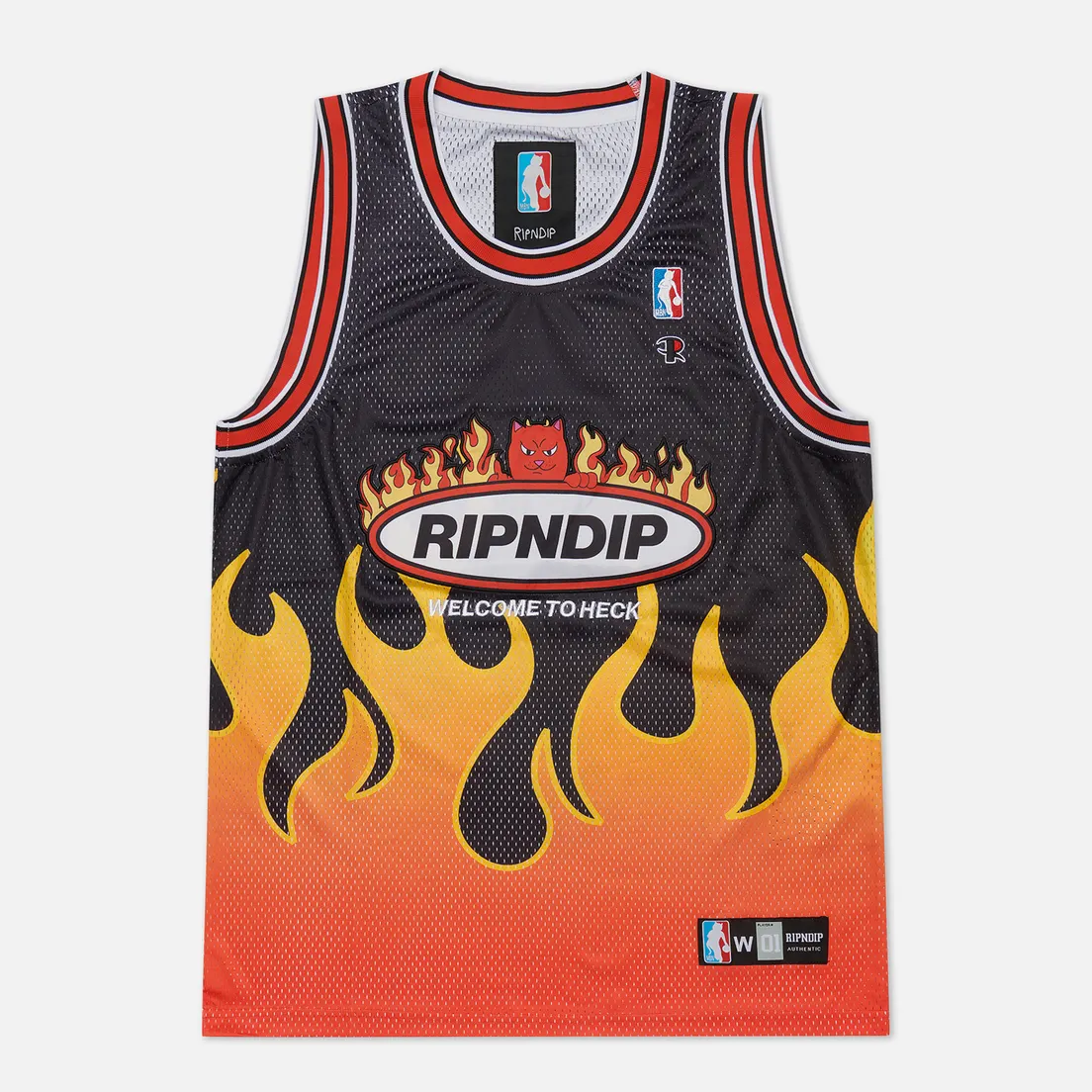 RIPNDIP Мужская майка Welcome To Heck Basketball Jersey