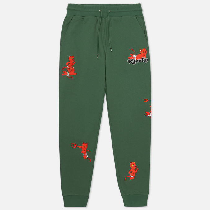 Мужские брюки Ripndip, цвет зелёный, размер XS RND9017 Devil Babies - фото 1