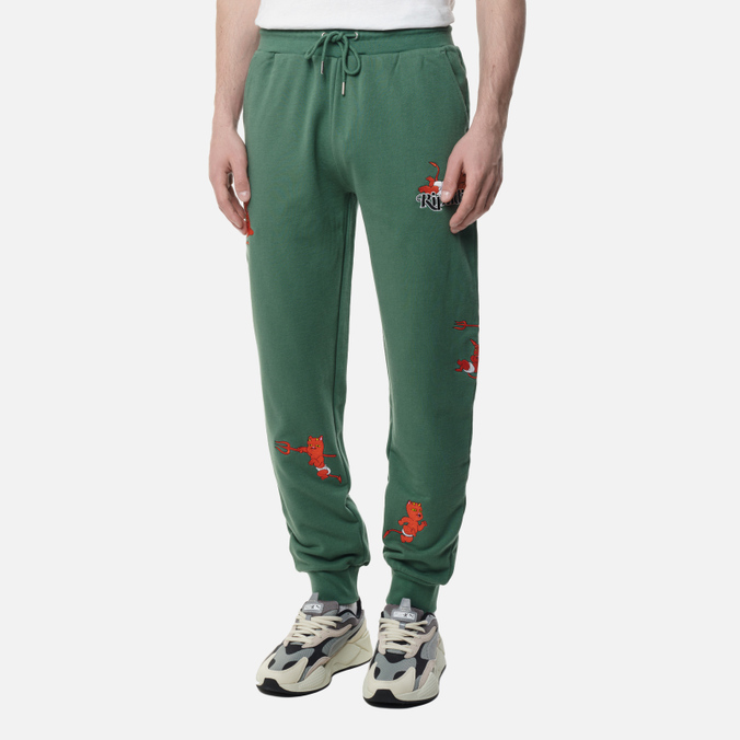 Мужские брюки Ripndip, цвет зелёный, размер XS RND9017 Devil Babies - фото 4