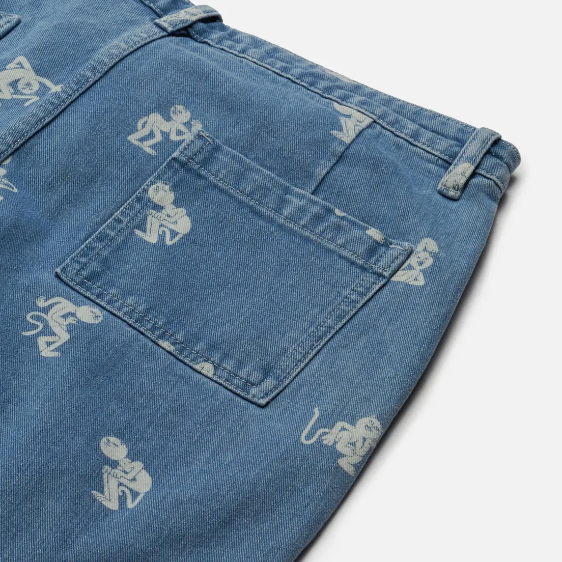 RIPNDIP Мужские шорты Dance Party Denim