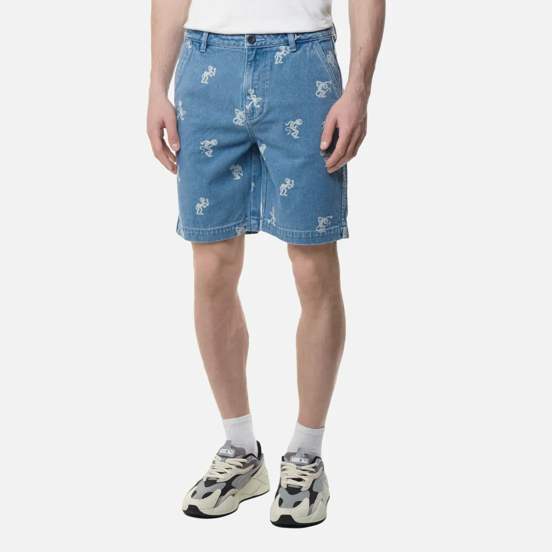 RIPNDIP Мужские шорты Dance Party Denim