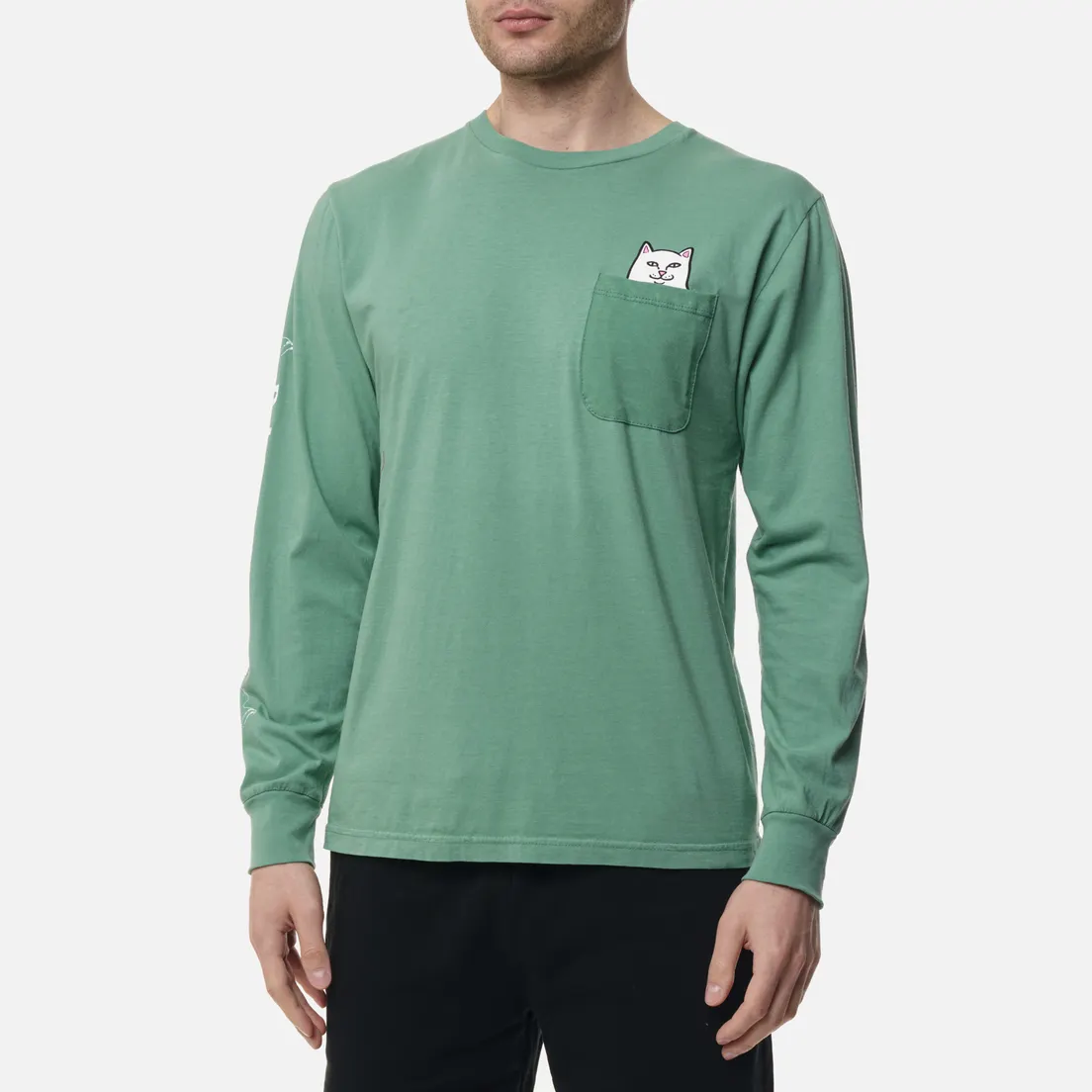 RIPNDIP Мужской лонгслив Lord Nermal Pocket