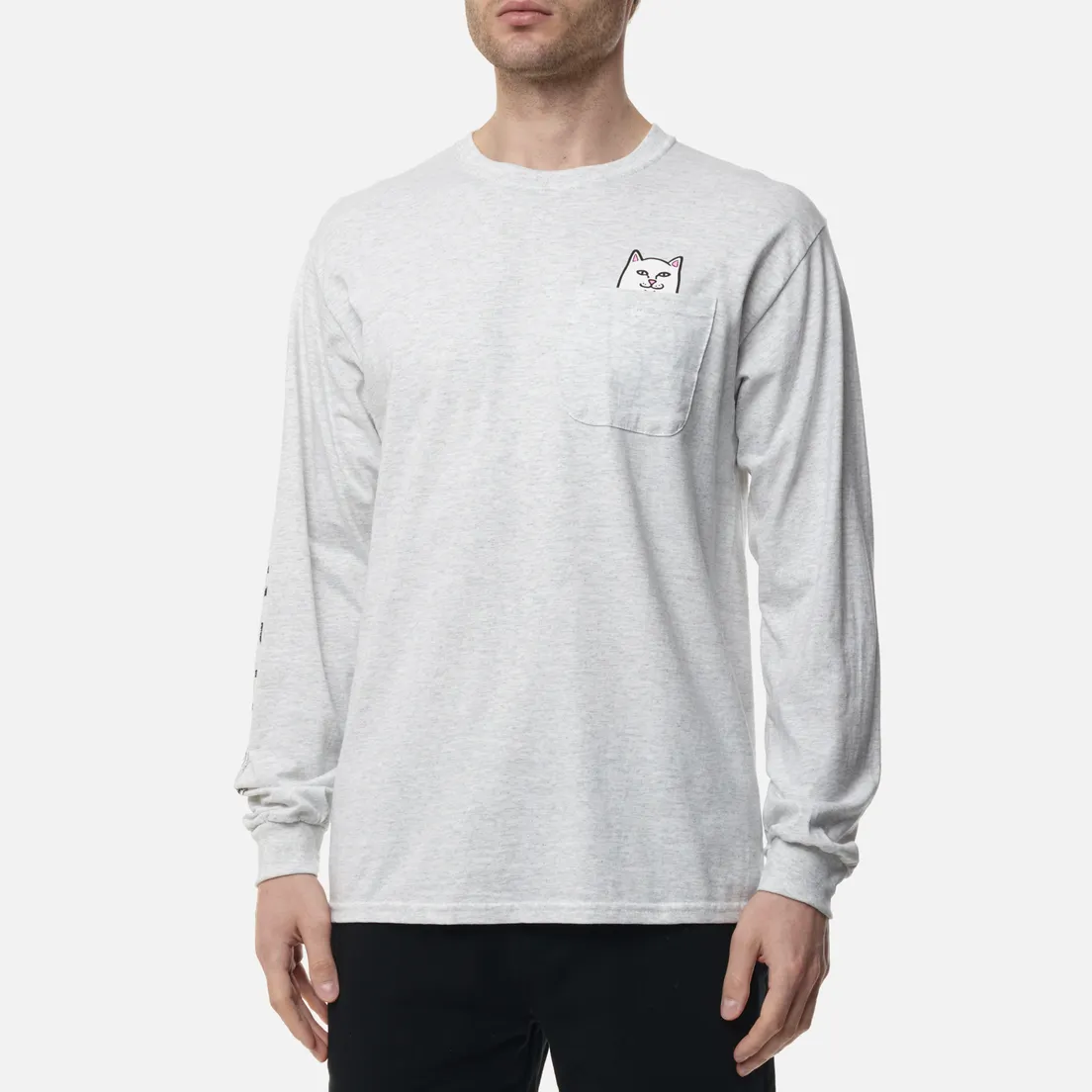 RIPNDIP Мужской лонгслив Lord Nermal Pocket