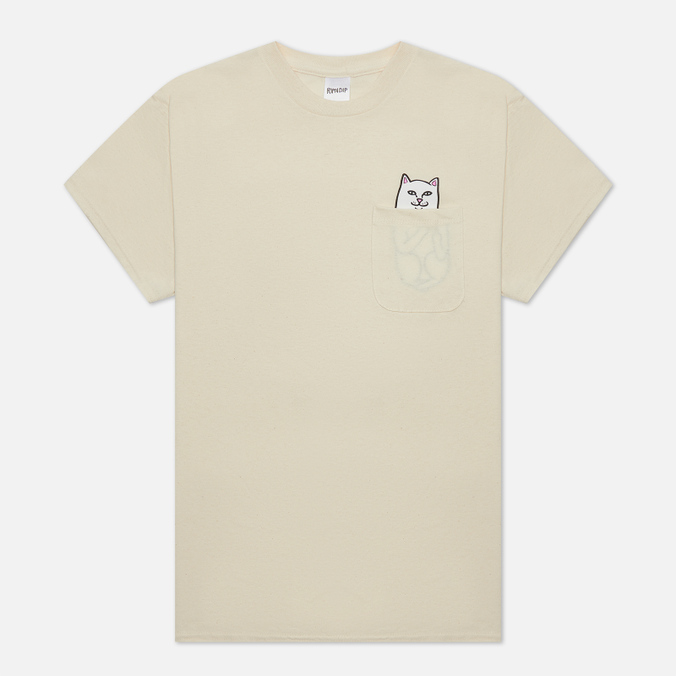 Мужская футболка Ripndip, цвет бежевый, размер M