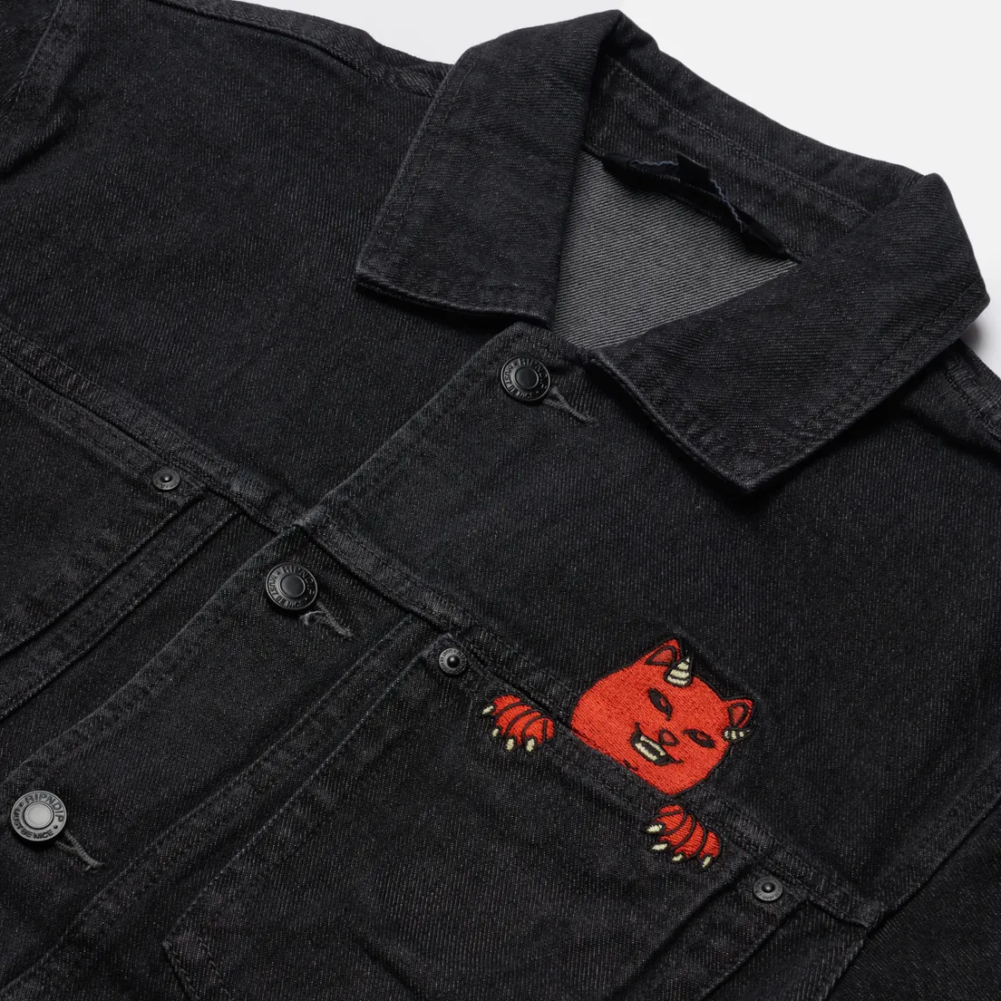 RIPNDIP Мужская джинсовая куртка Devils Work Denim