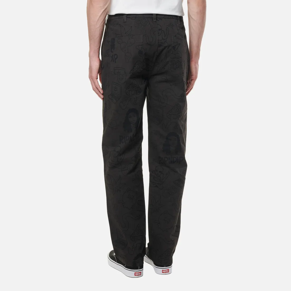 RIPNDIP Мужские брюки Nerm Doodle Cotton Twill