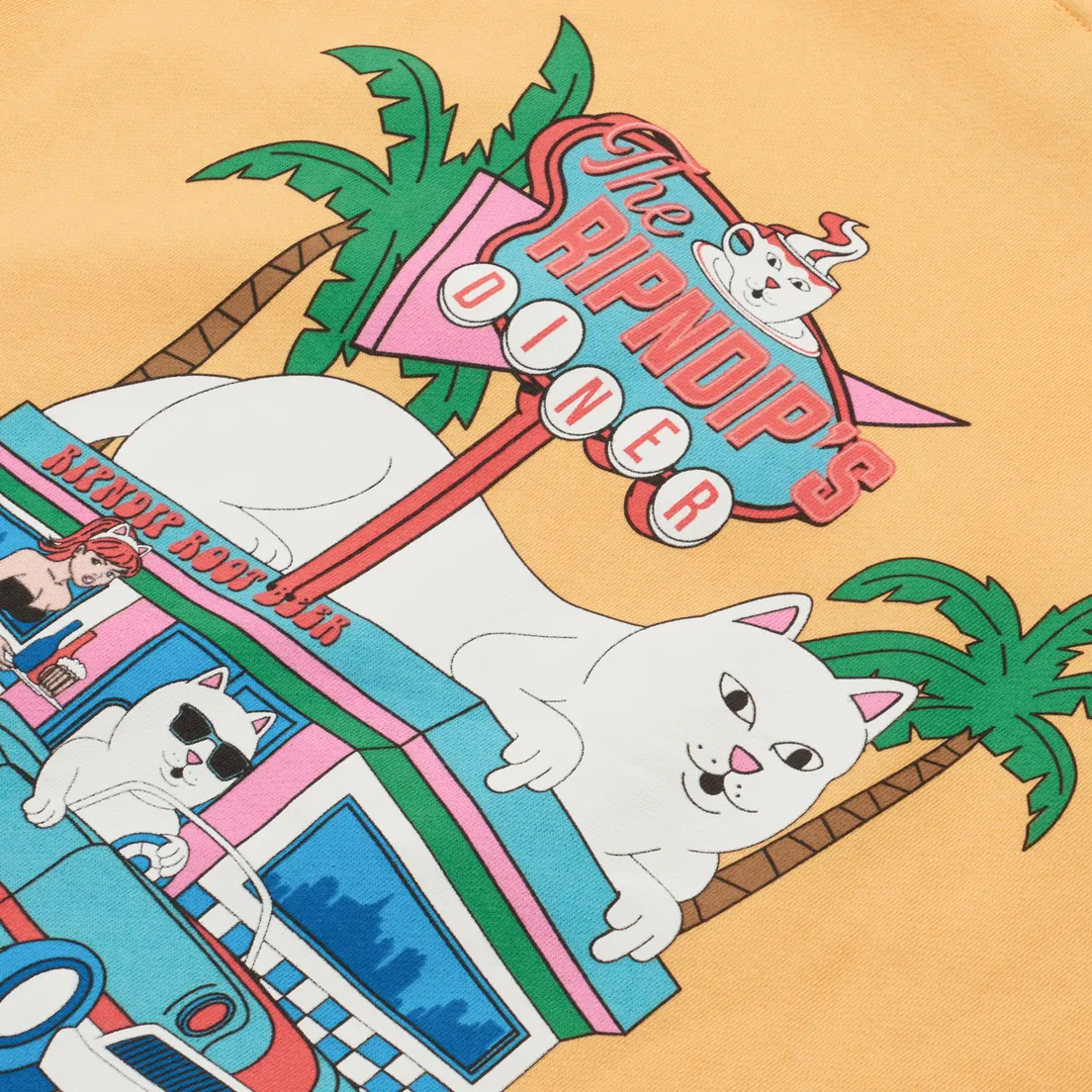 RIPNDIP Мужская толстовка Nerms Diner Hoodie