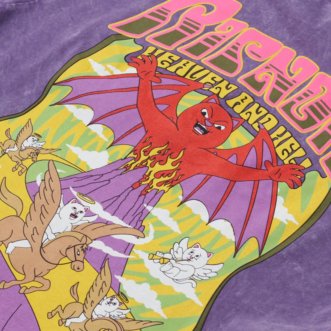 RIPNDIP Мужской лонгслив Heaven And Heck Battle