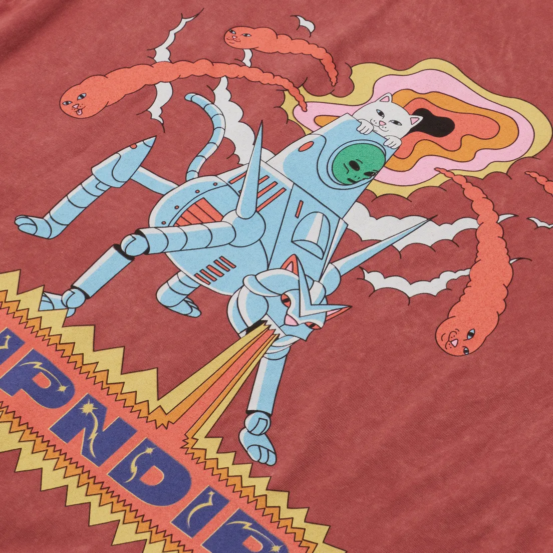 RIPNDIP Мужская футболка Robot Attack