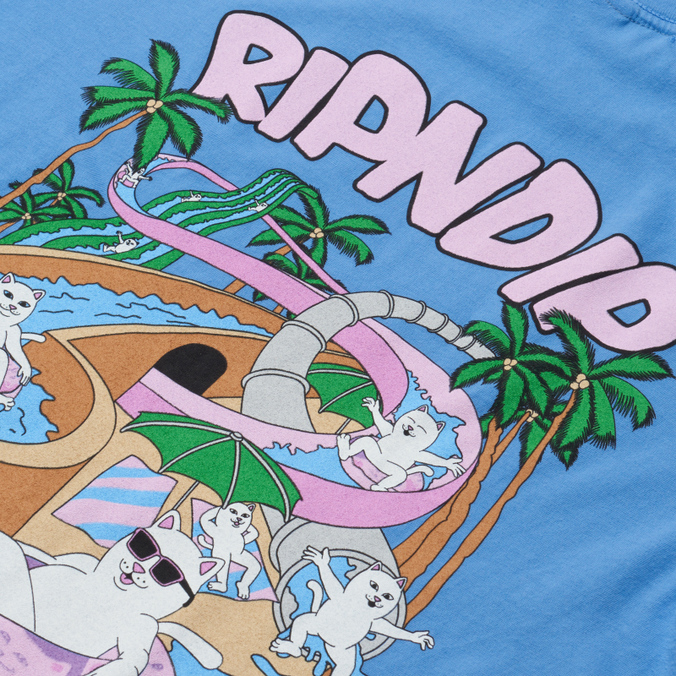 Мужская футболка Ripndip, цвет синий, размер S RND9355 Slide Into Summer - фото 3
