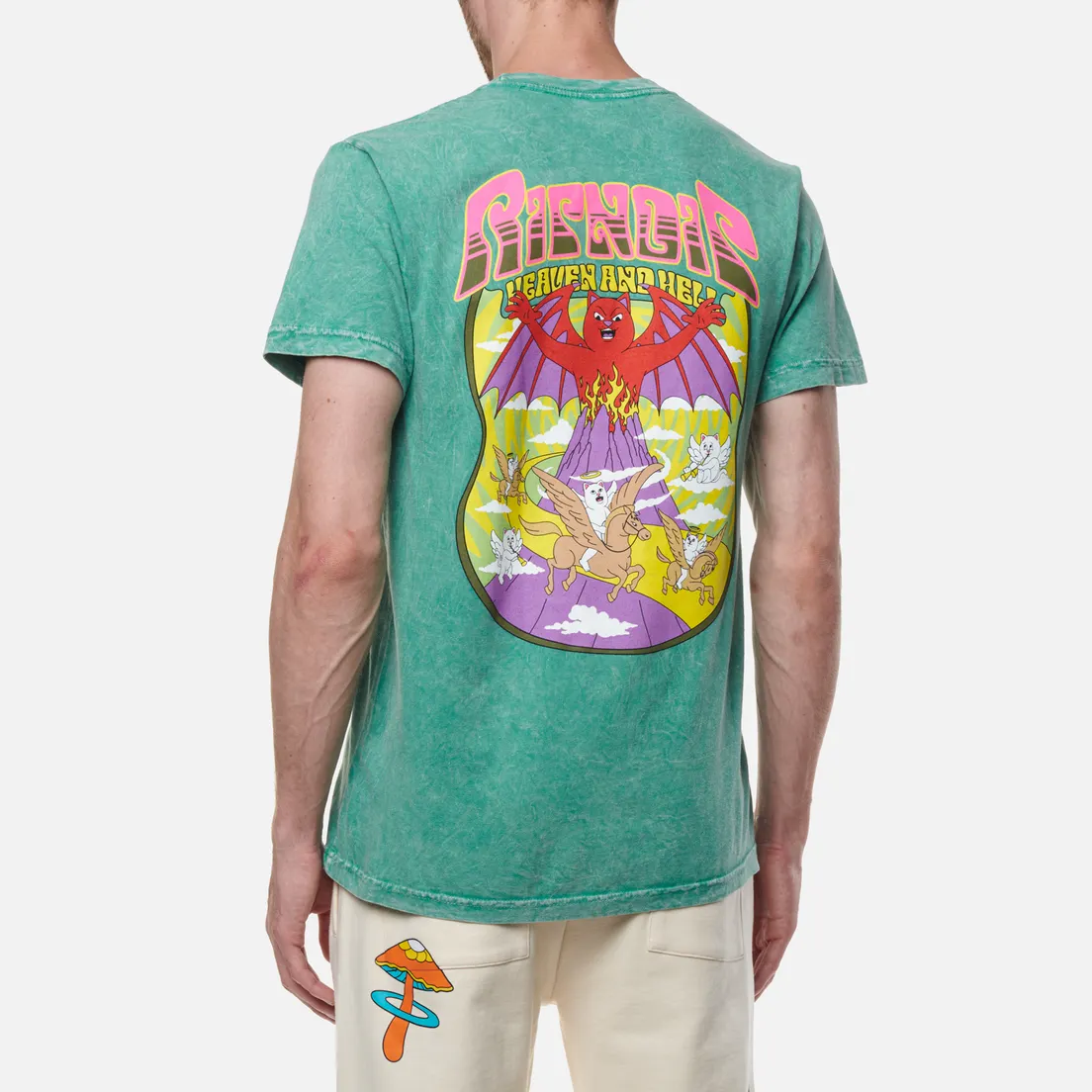 RIPNDIP Мужская футболка Heaven And Heck Battle