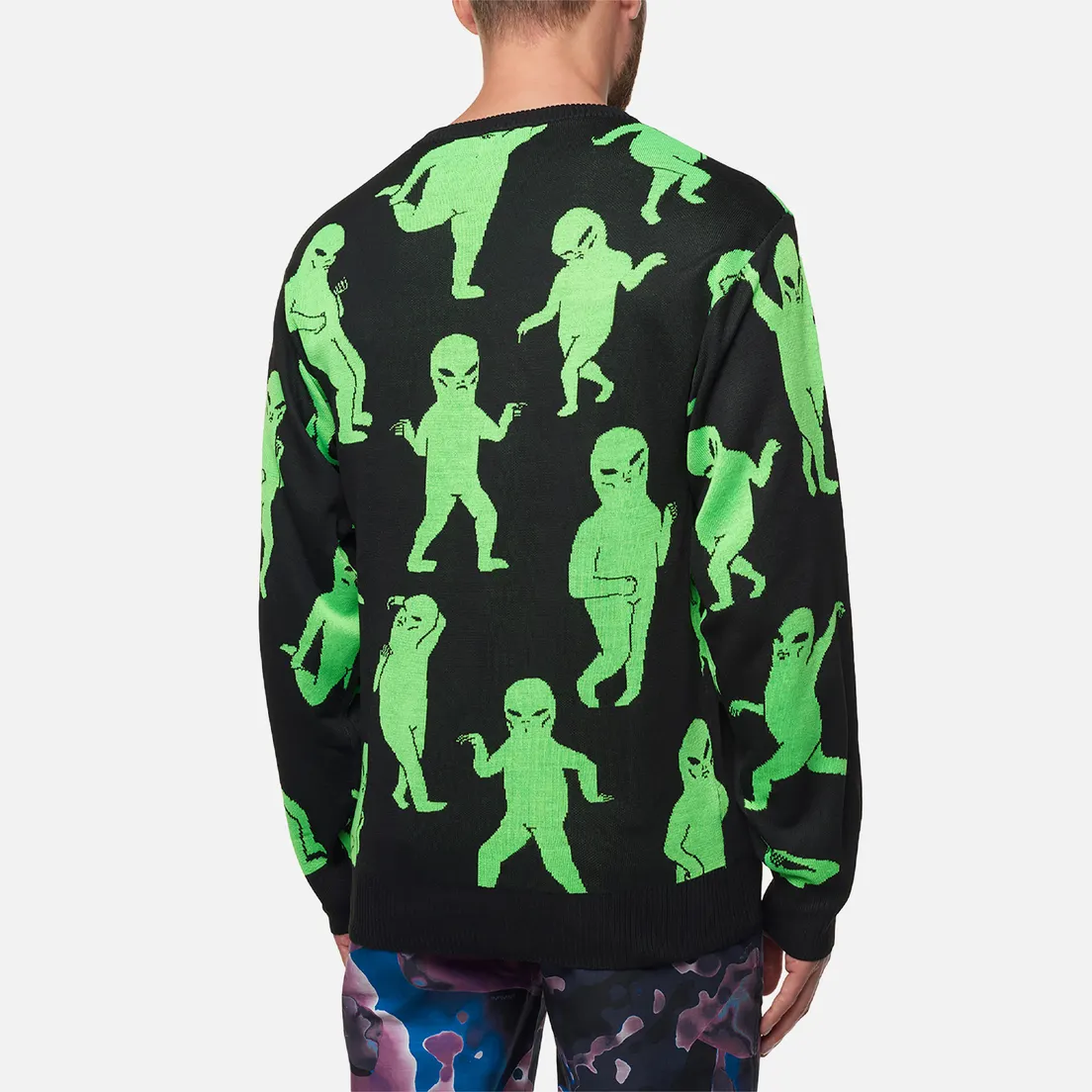 RIPNDIP Мужской свитер Alien Dance Party Knit