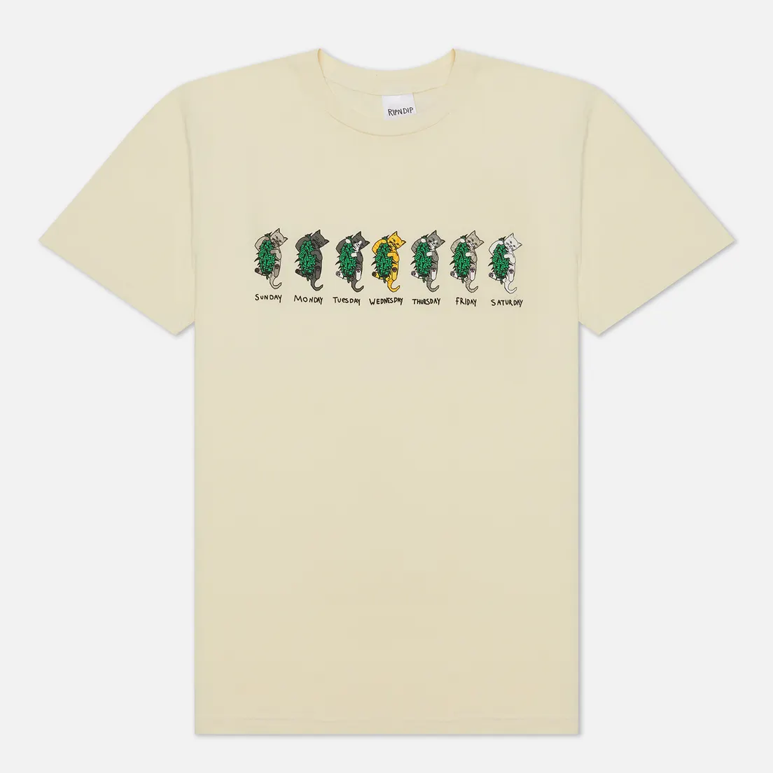 RIPNDIP Мужская футболка Days Of The Week