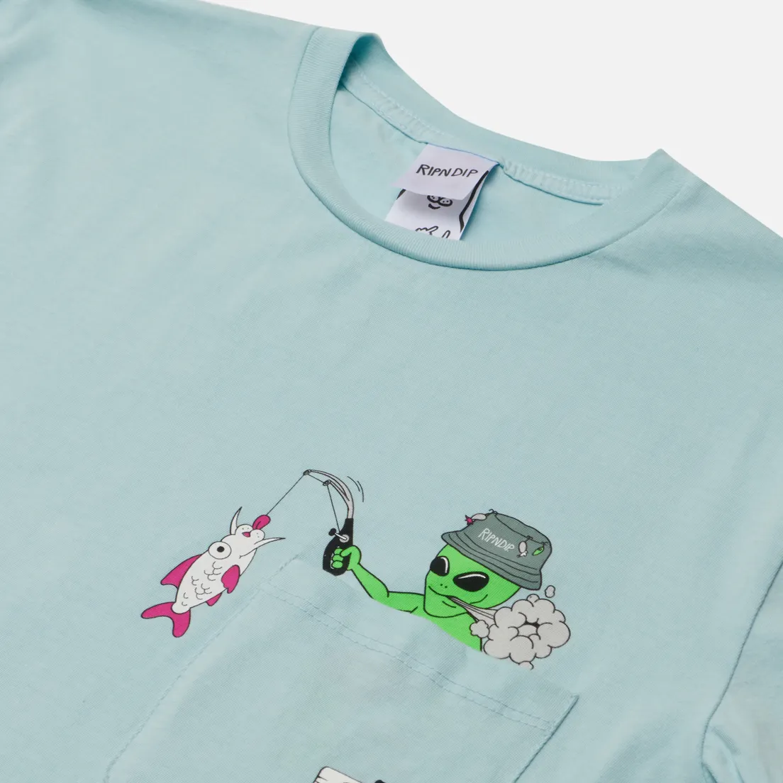 RIPNDIP Мужская футболка Gone Fishing Pocket
