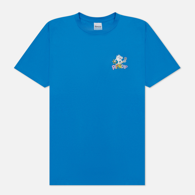 Мужская футболка Ripndip голубого цвета