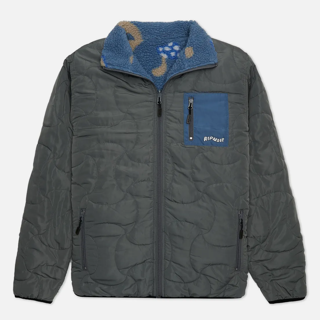 RIPNDIP Мужская флисовая куртка Euphoria Reversible Polar Fleece