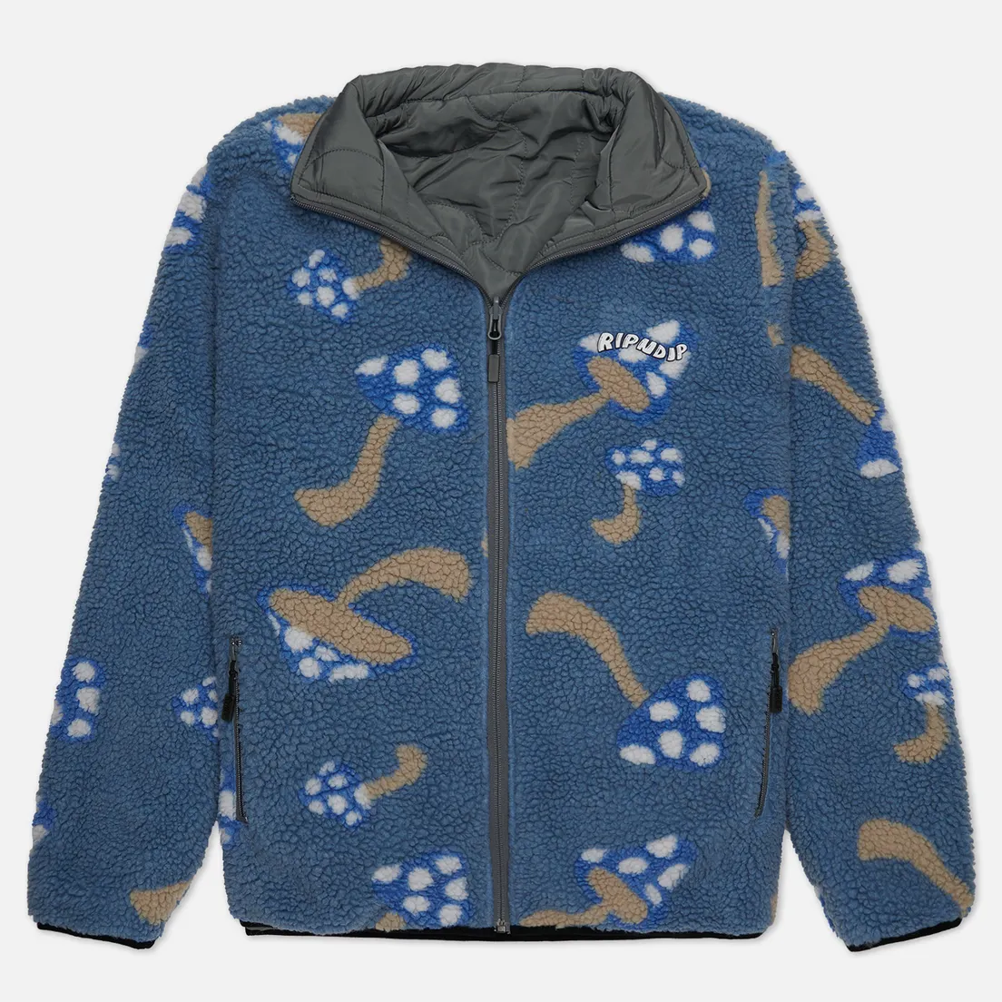 RIPNDIP Мужская флисовая куртка Euphoria Reversible Polar Fleece