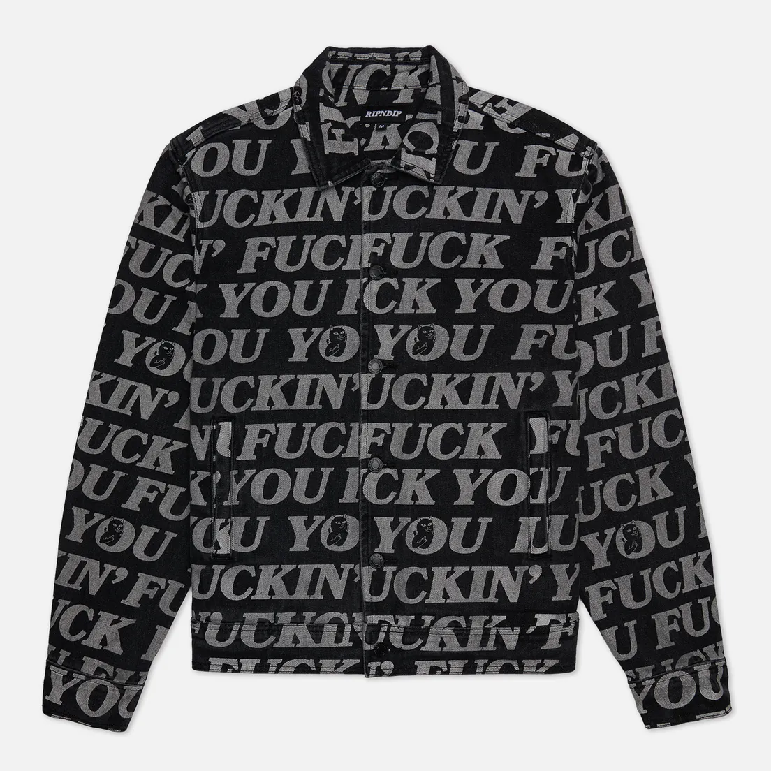 RIPNDIP Мужская джинсовая куртка Fuckin Fuck Denim Jacket