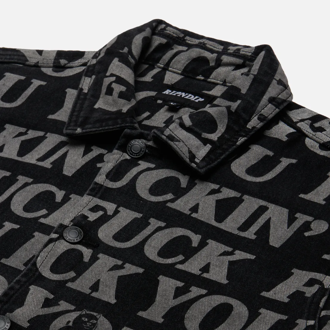 RIPNDIP Мужская джинсовая куртка Fuckin Fuck Denim Jacket