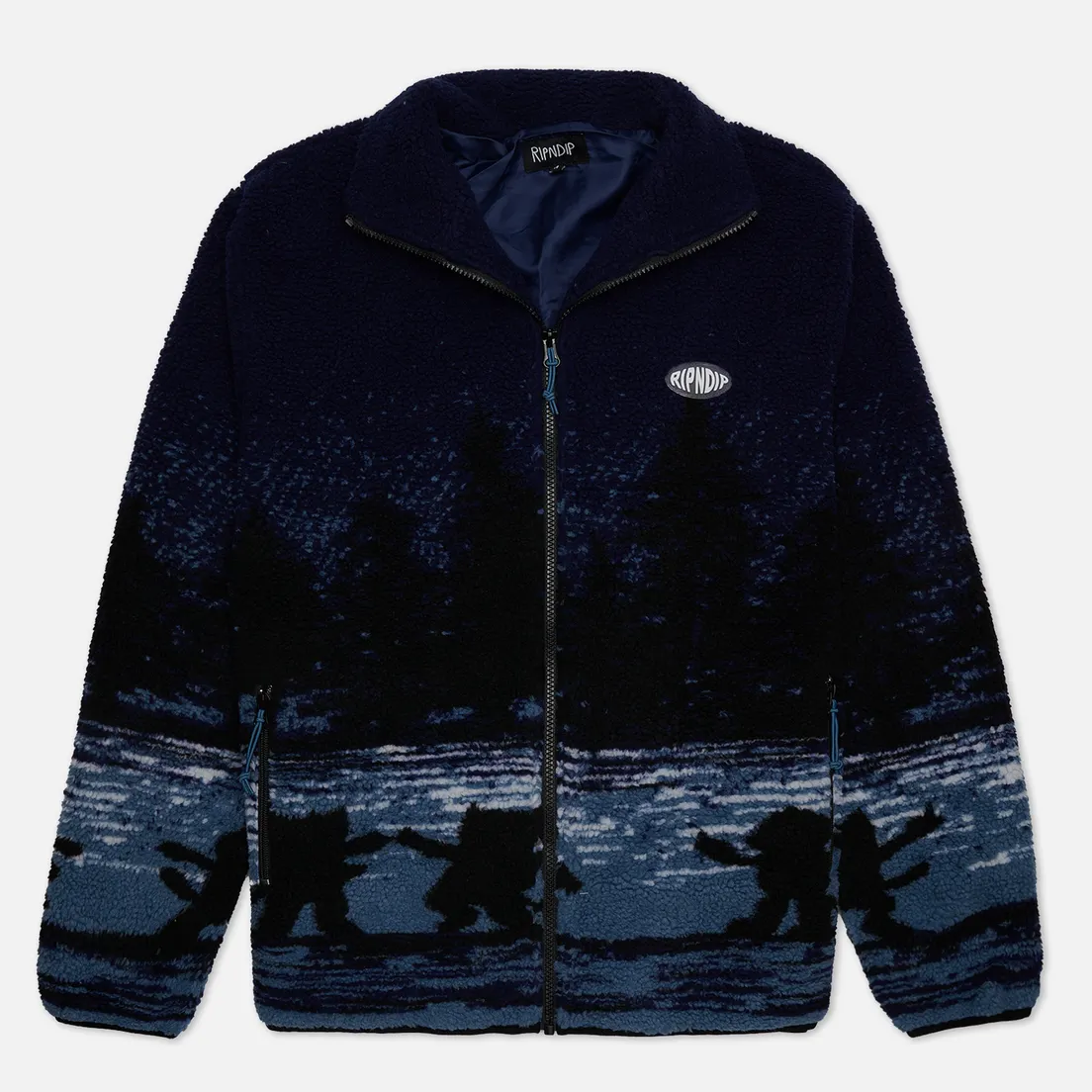 RIPNDIP Мужская флисовая куртка Cosmic Meadow Sherpa