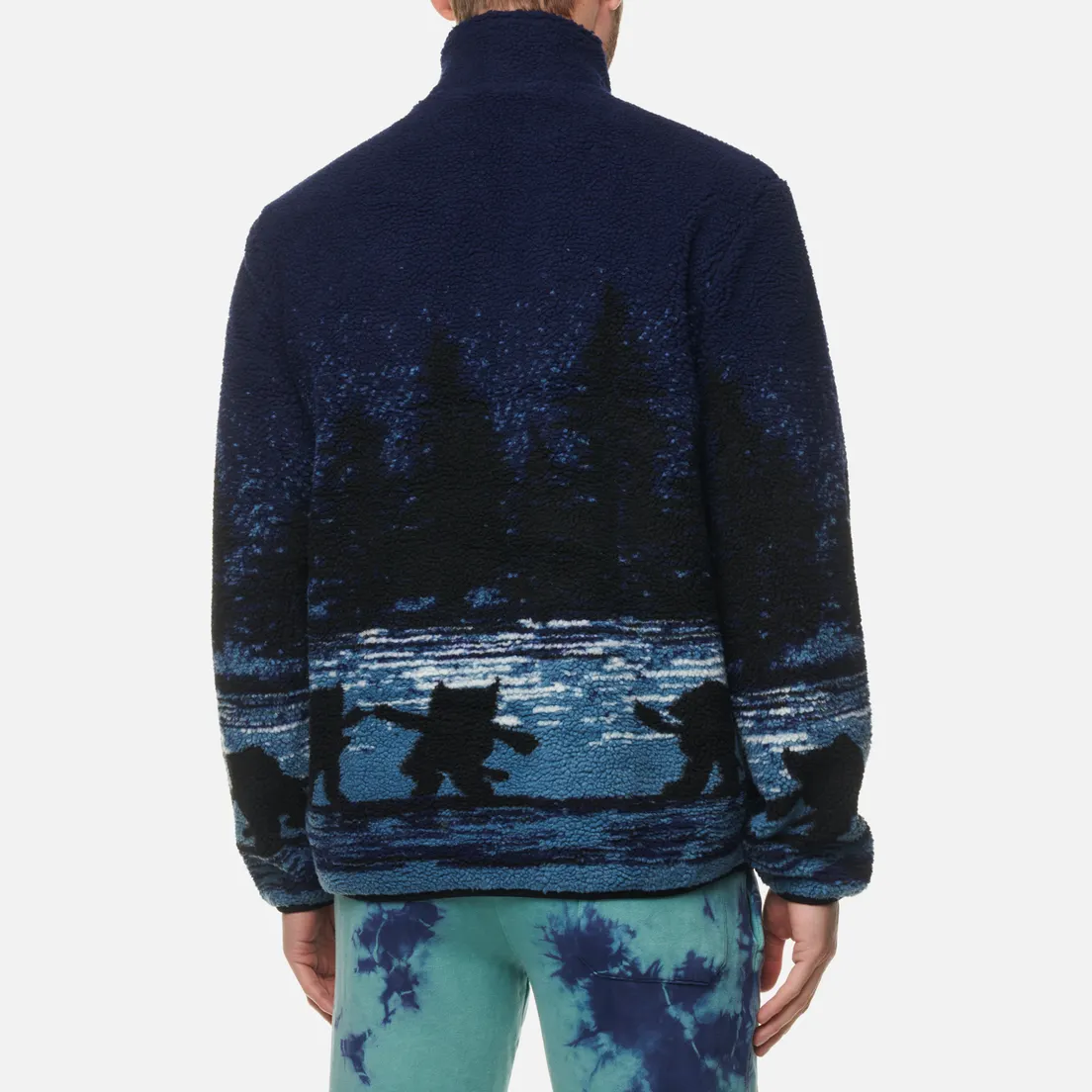 RIPNDIP Мужская флисовая куртка Cosmic Meadow Sherpa