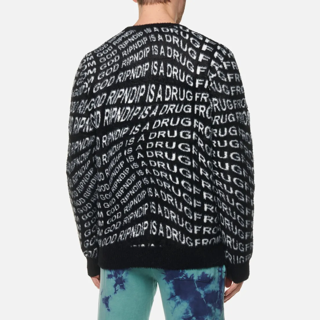 RIPNDIP Мужской свитер Drug From God Knit Mohair