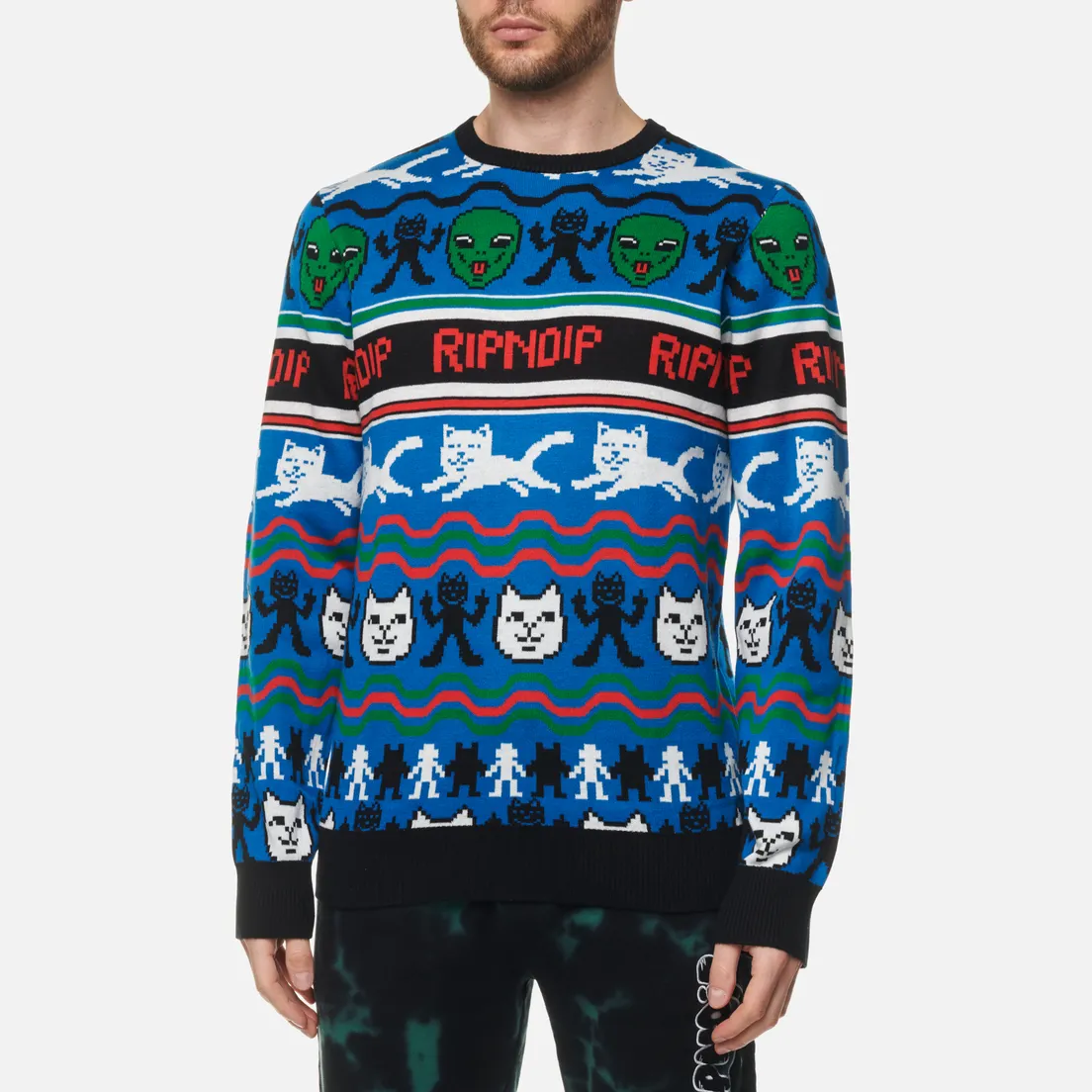 RIPNDIP Мужской свитер Jolly Holiday Knit