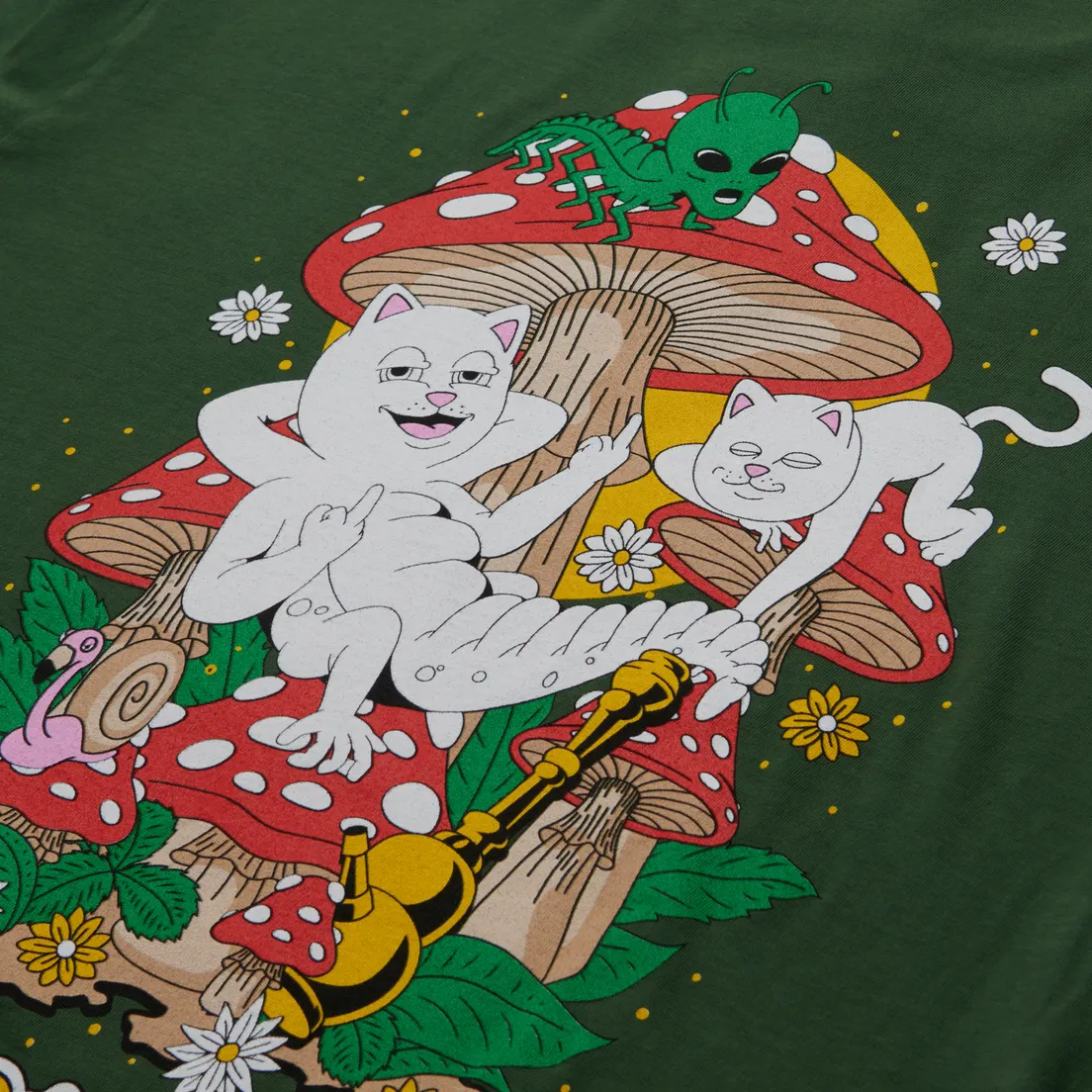 RIPNDIP Мужской лонгслив Caterpillar Garden