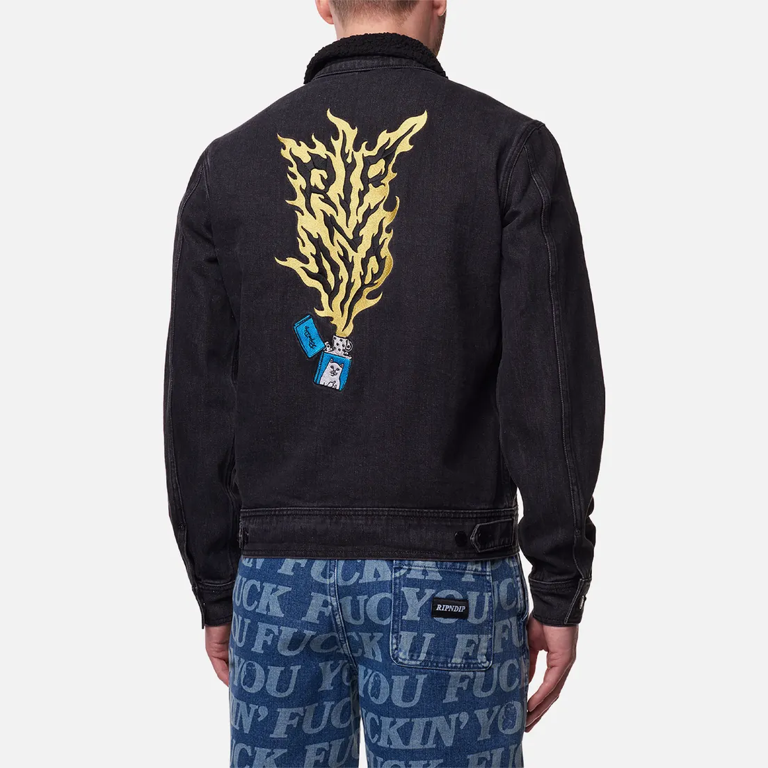 RIPNDIP Мужская джинсовая куртка Ripnlit Denim