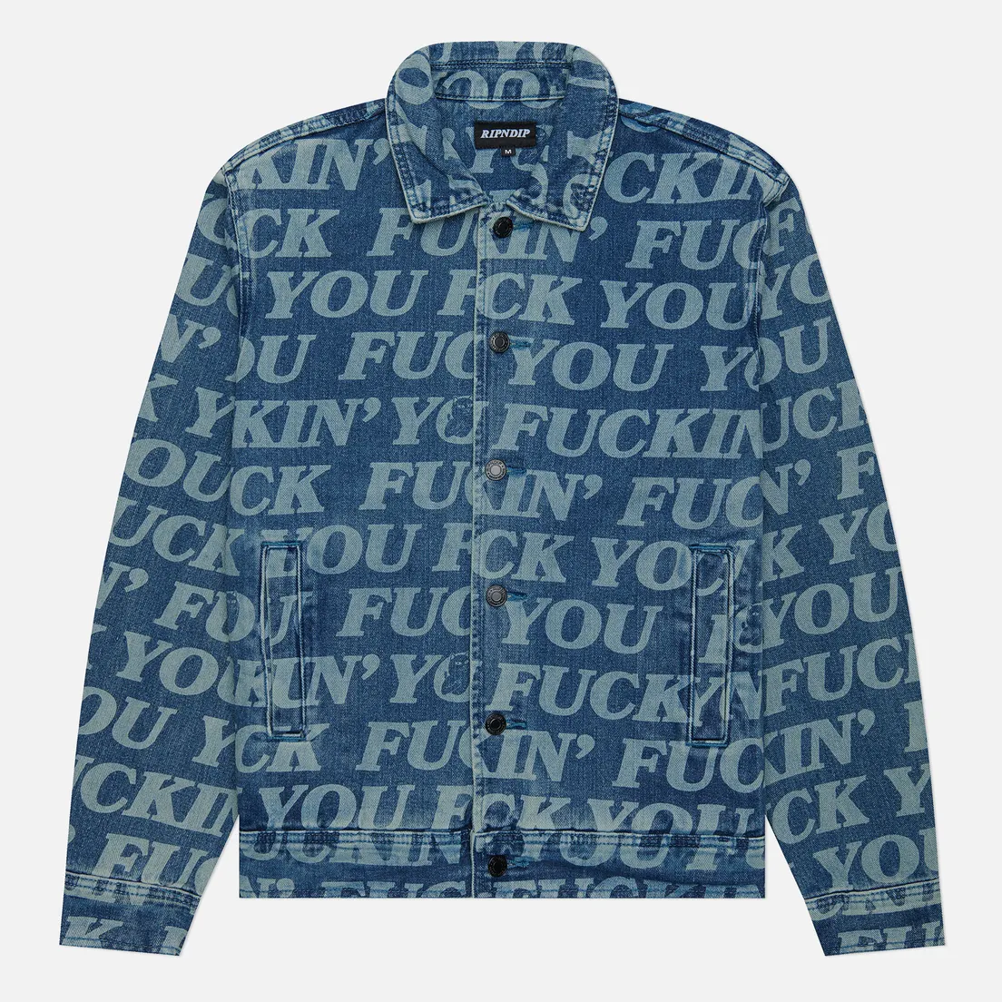 RIPNDIP Мужская джинсовая куртка Fuckin Fuck Denim