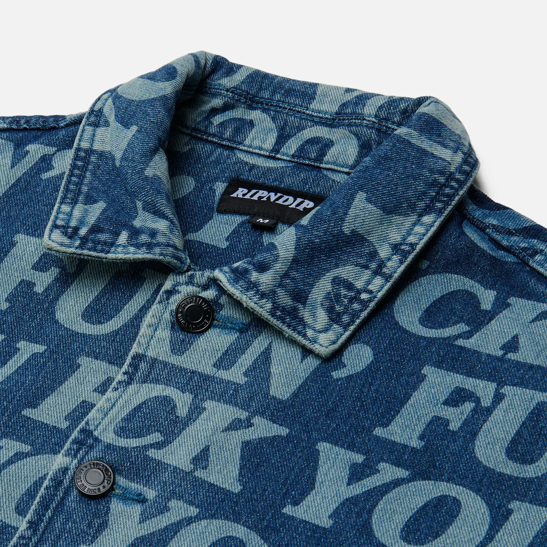 RIPNDIP Мужская джинсовая куртка Fuckin Fuck Denim