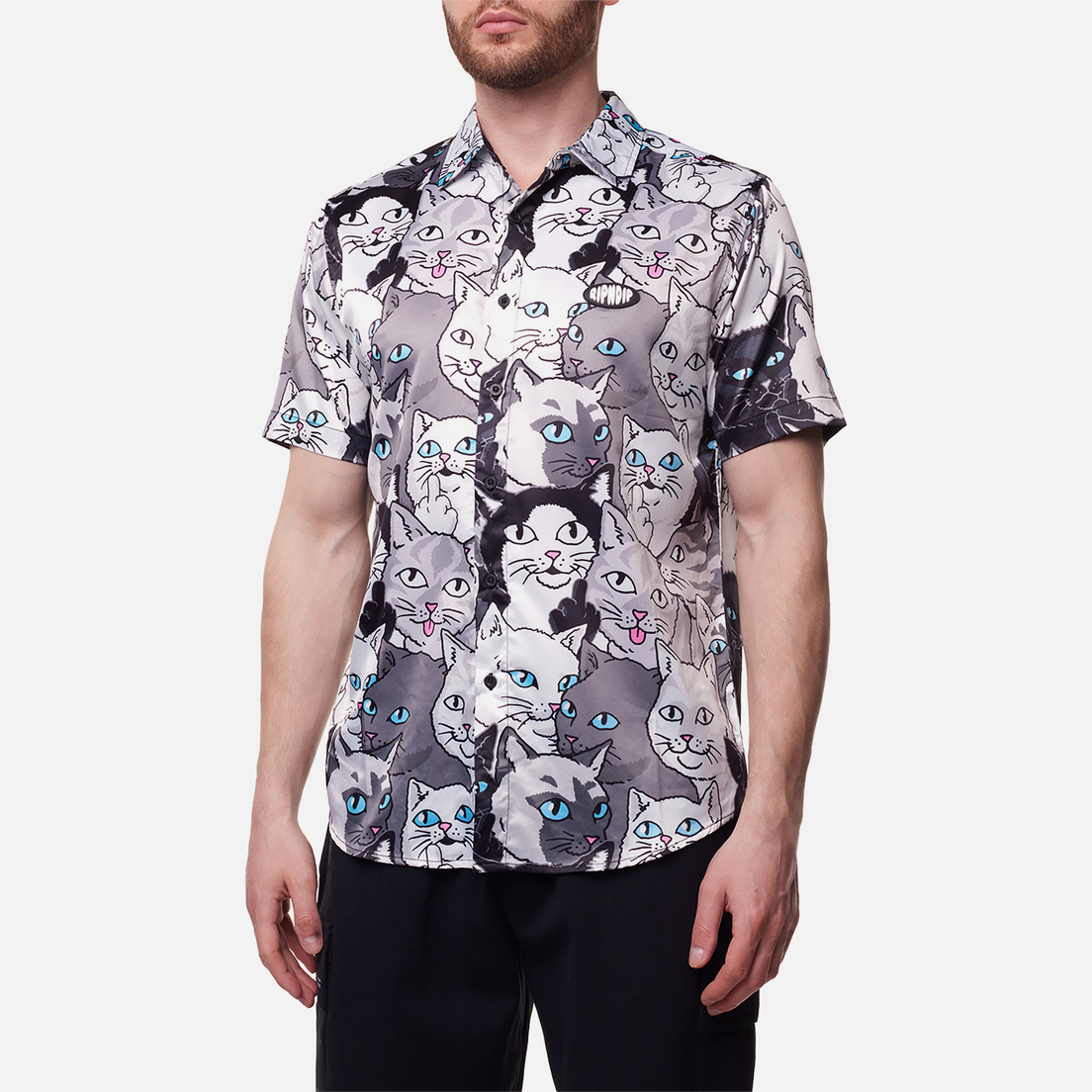 RIPNDIP Мужская рубашка Family Tree Button Up