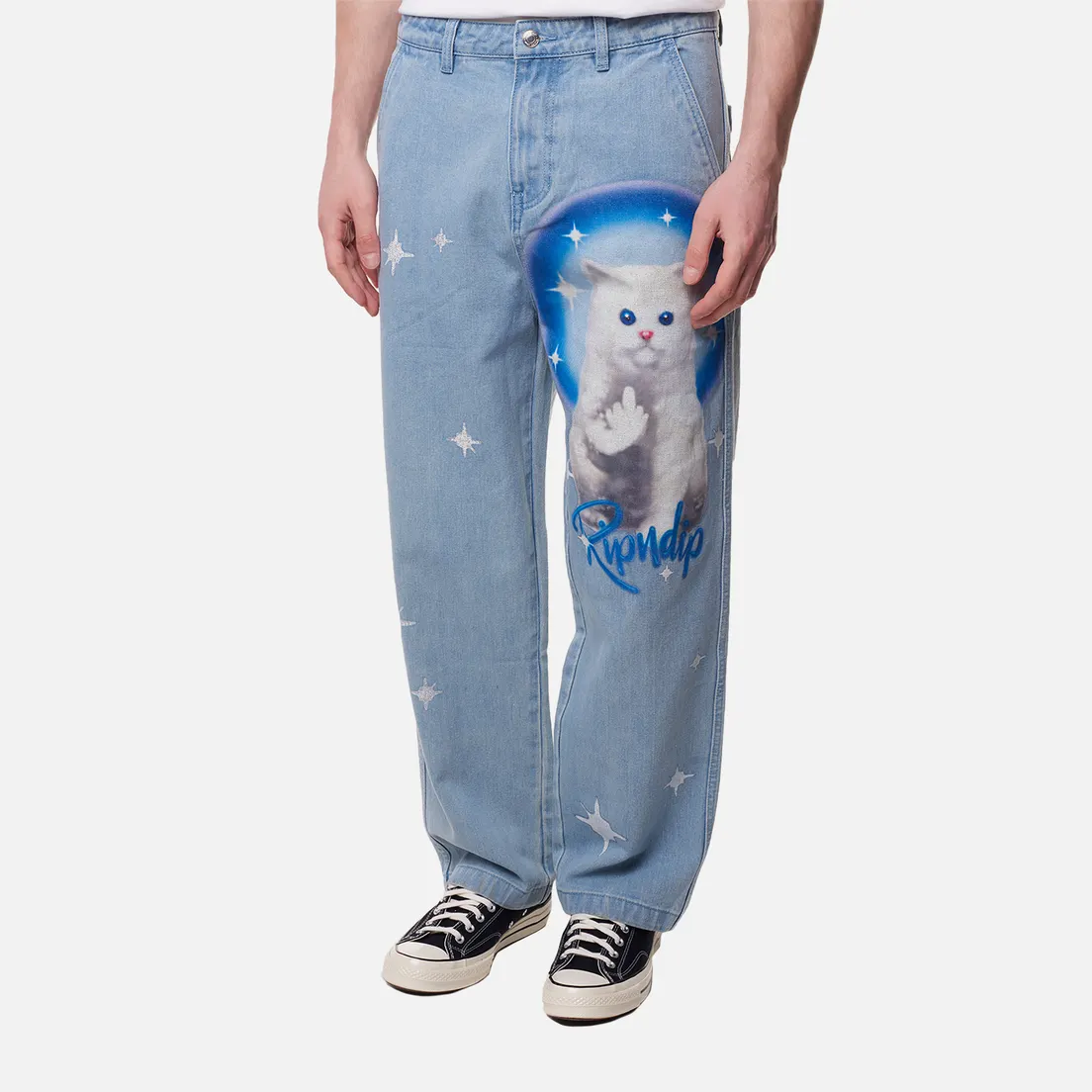 RIPNDIP Мужские джинсы Sprinkles Wide Leg Denim