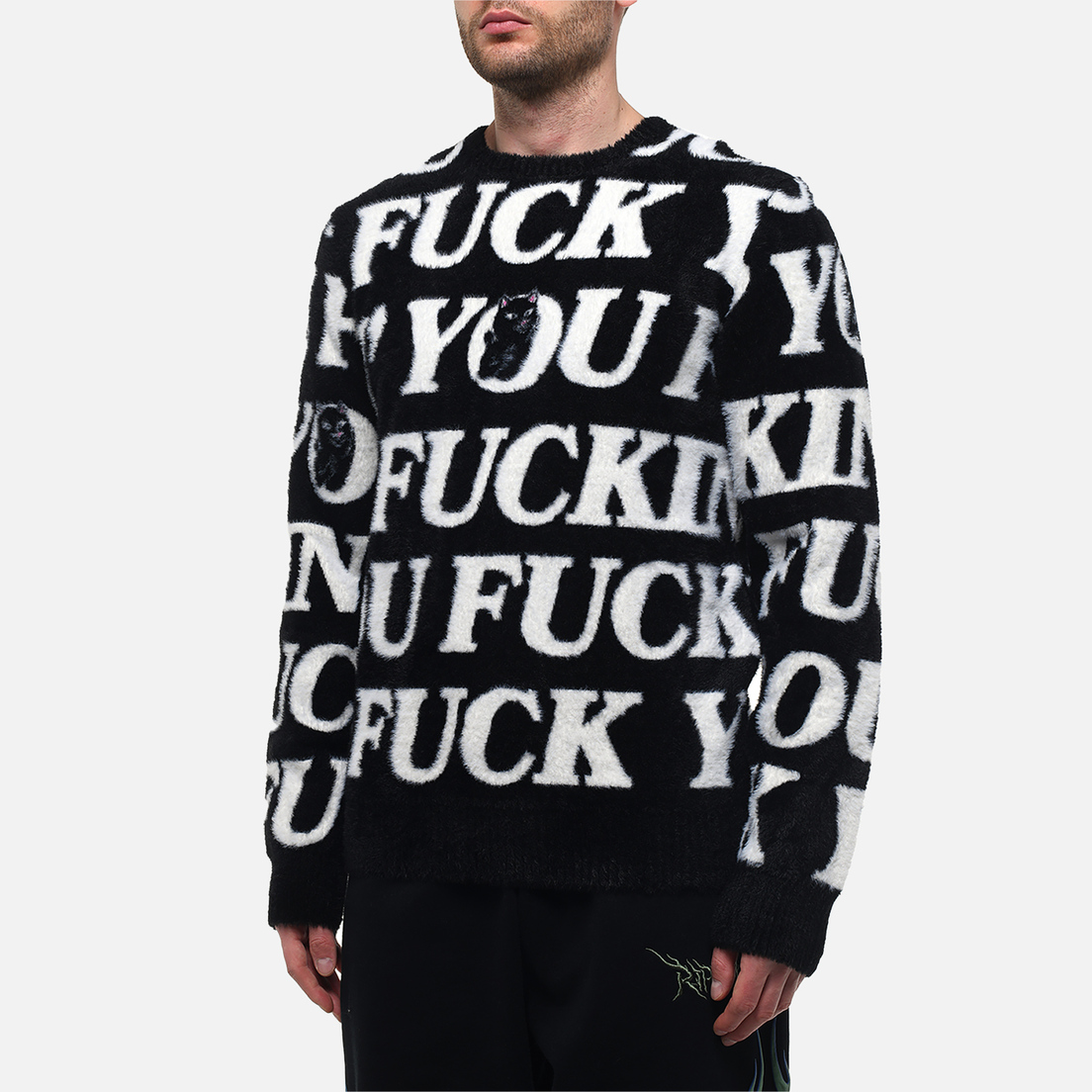 RIPNDIP Мужской свитер Fuckin Fuck Mohair