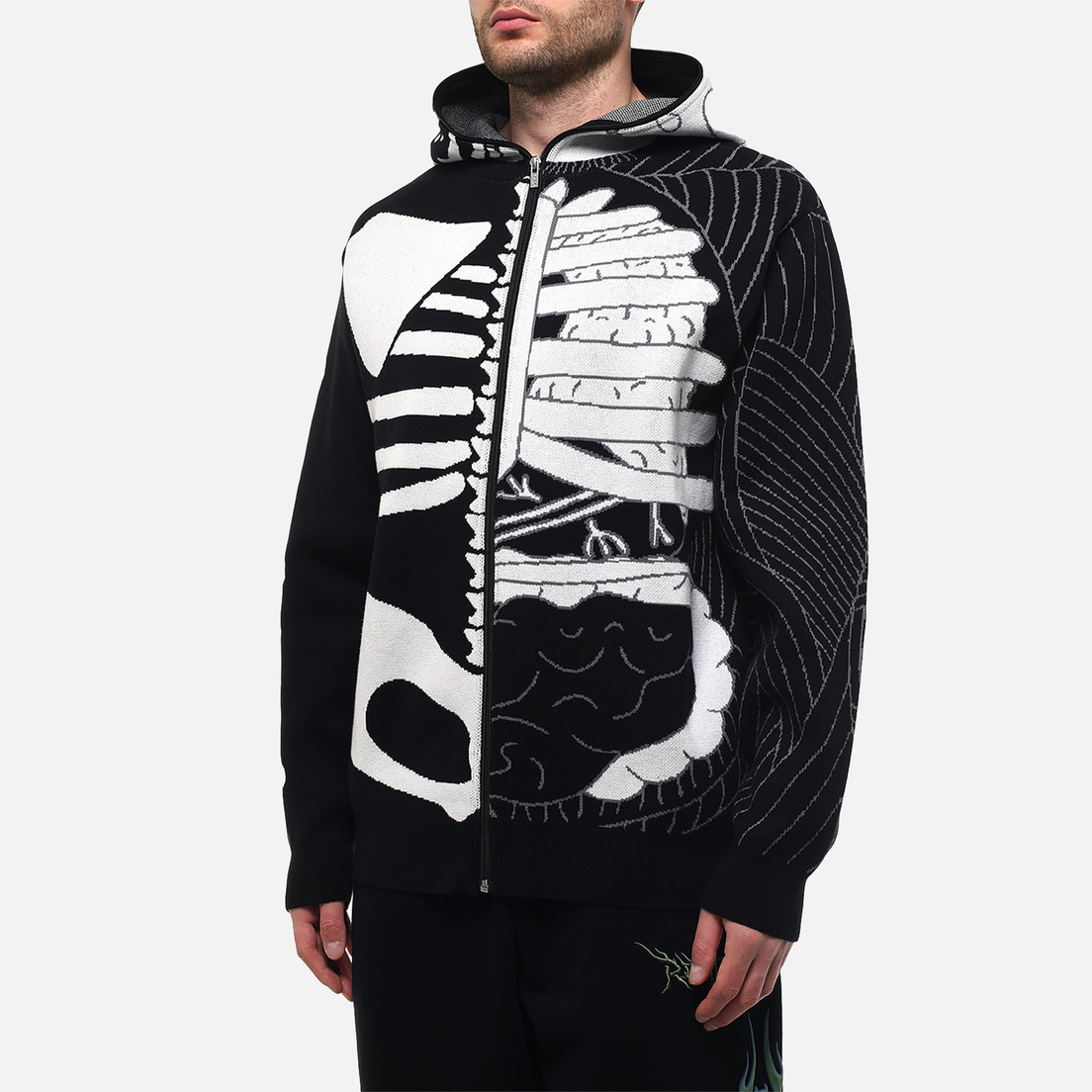 RIPNDIP Мужской свитер Skelly Nerm Knit Hoodie