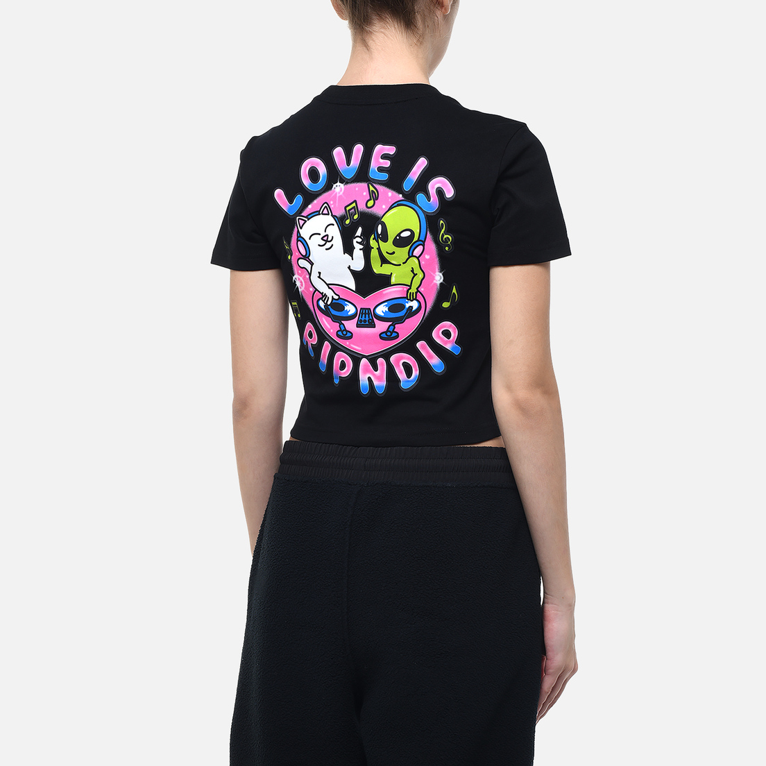 RIPNDIP Женская футболка Love Is Ripndip Cropped Baby