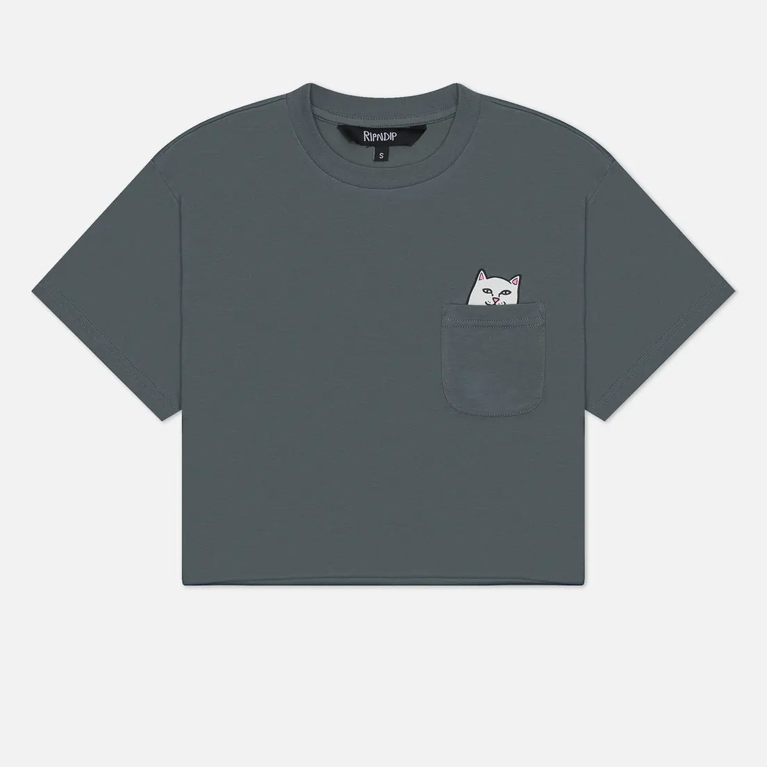 RIPNDIP Женская футболка Lord Nermal Cropped Baby Pocket
