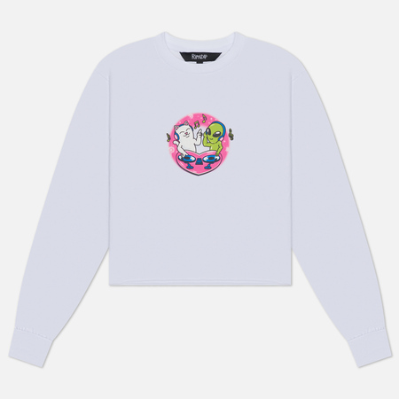   Brandshop Женский лонгслив RIPNDIP Love Is Ripndip Cropped, цвет белый, размер M