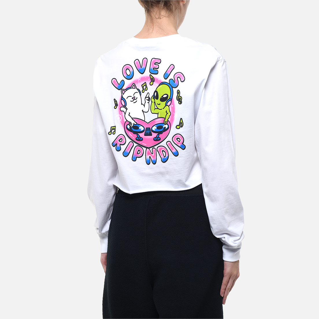 RIPNDIP Женский лонгслив Love Is Ripndip Cropped