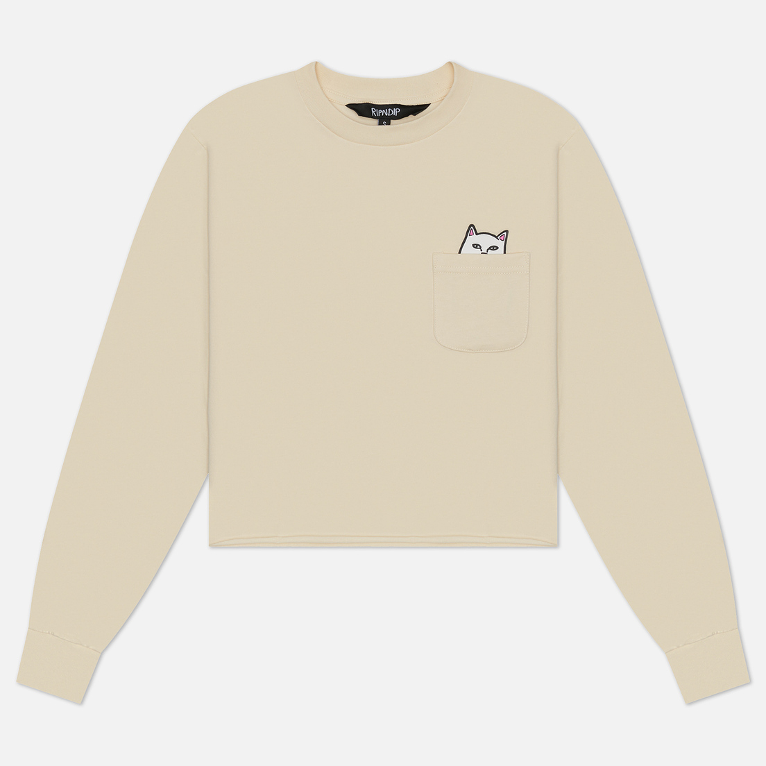 RIPNDIP Женский лонгслив Lord Nermal Cropped Pocket