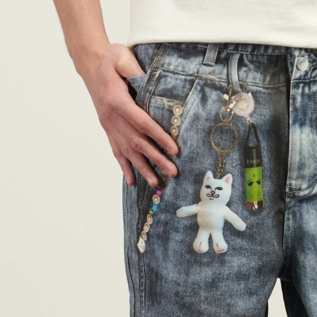 RIPNDIP Мужские джинсы Real Straight Leg Denim