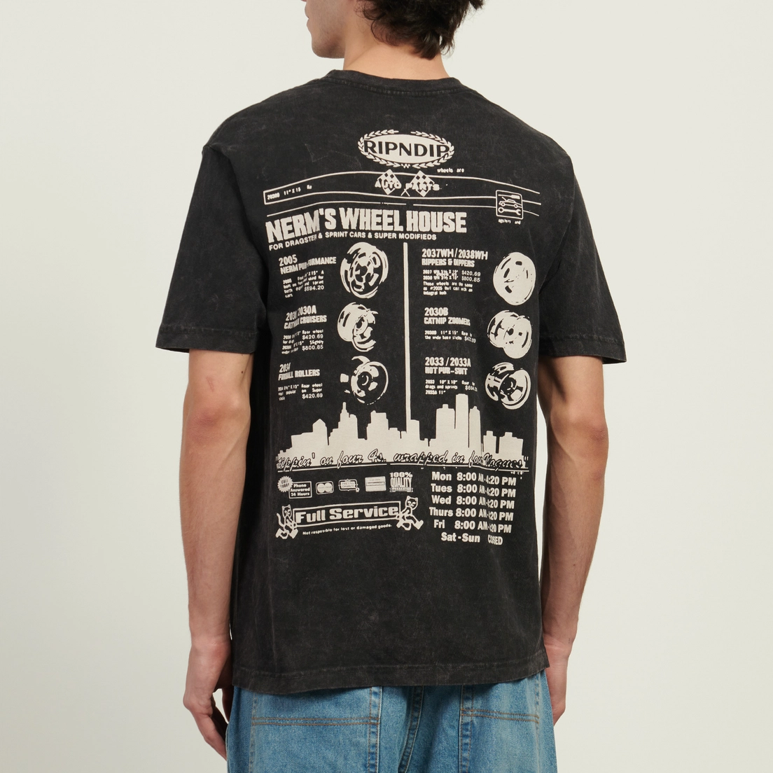 RIPNDIP Мужская футболка Nerm Wheels