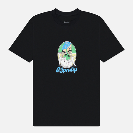 Мужская футболка RIPNDIP Nermal Fest, цвет чёрный
