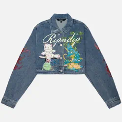 RIPNDIP Женская джинсовая куртка Travis Cropped Denim