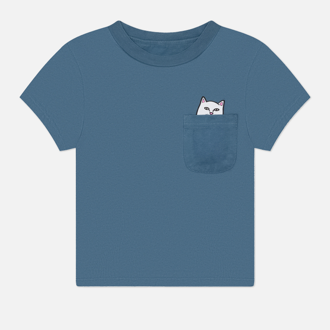 Женская футболка RIPNDIP Lord Nermal Cropped Baby Pocket