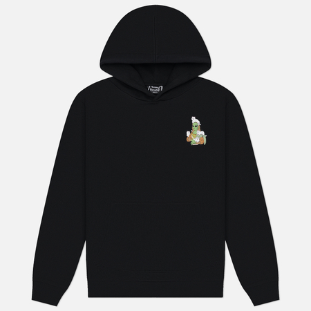 Мужская толстовка RIPNDIP Here All Along Hoodie, цвет чёрный, размер L