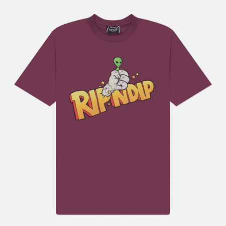 Мужская футболка RIPNDIP Stronger, цвет фиолетовый, размер M