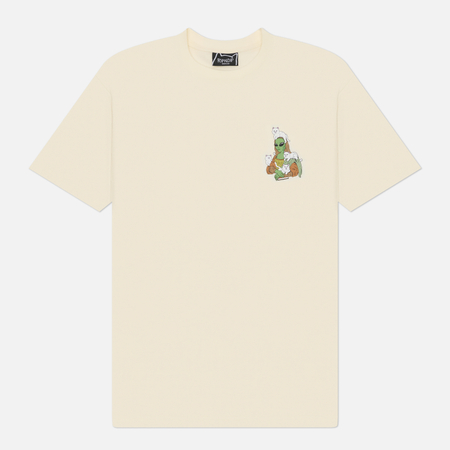 Мужская футболка RIPNDIP Here All Along, цвет бежевый, размер L